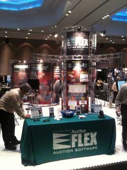 Auction Flex booth